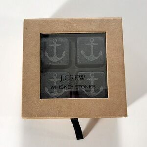 NIB J. Crew Whiskey Stones Anchor